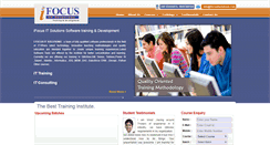 Desktop Screenshot of ifocusitsolutions.com